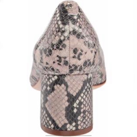 Kate Spade Kylah Pale Vellum Leather Snake Pumps - Picture 5 of 15